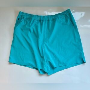 DSG Men's 6" Agility Turquoise Shorts, XL